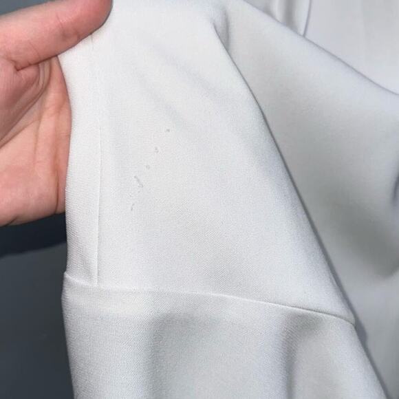 Talbot Runhof Two Tone Ruffle Column Maxi Gown Black White Size 6 NWT - Picture 9 of 14